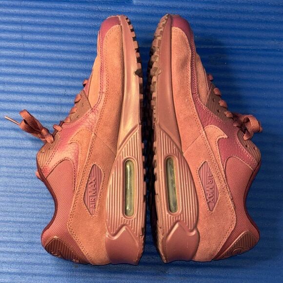 Size 8.5- Men’s Nike Air Max 90 Premium “Vintage Wine” 700155-601 Running RARE - Picture 6 of 8
